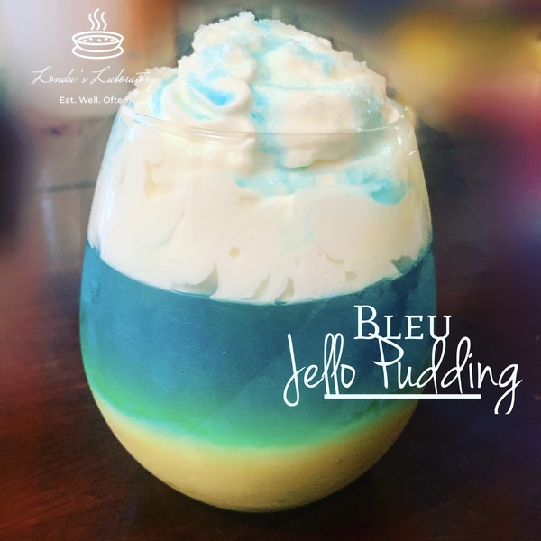 Bleu Jello Pudding